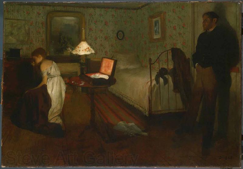 Edgar Degas Interior Norge oil painting art
